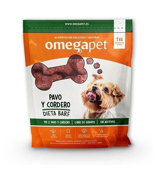Foto de MENÚ PAVO Y CORDERO BARF 5kg para perros