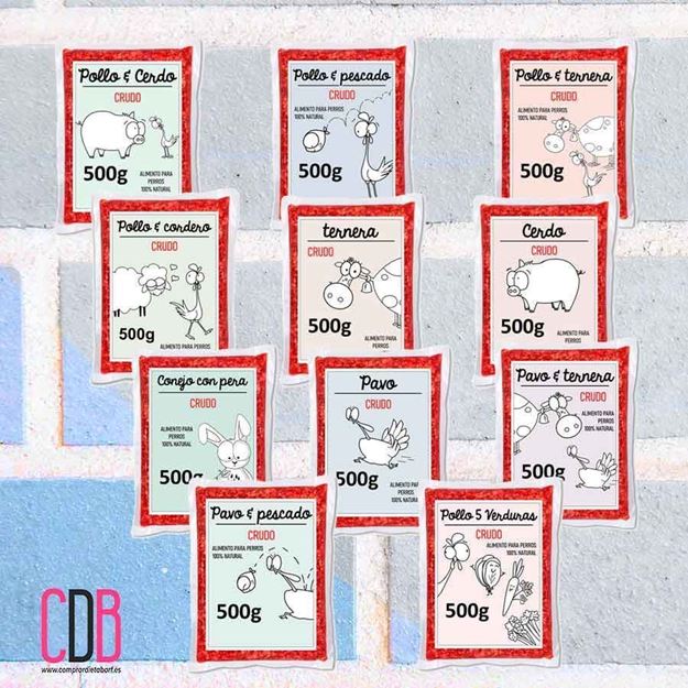 Foto de PACK DEGUSTACIÓN BARF GUAUANDCAT 10kg para perros
