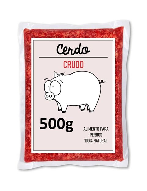 Foto de MENÚ CERDO BARF 10 kilos para perros