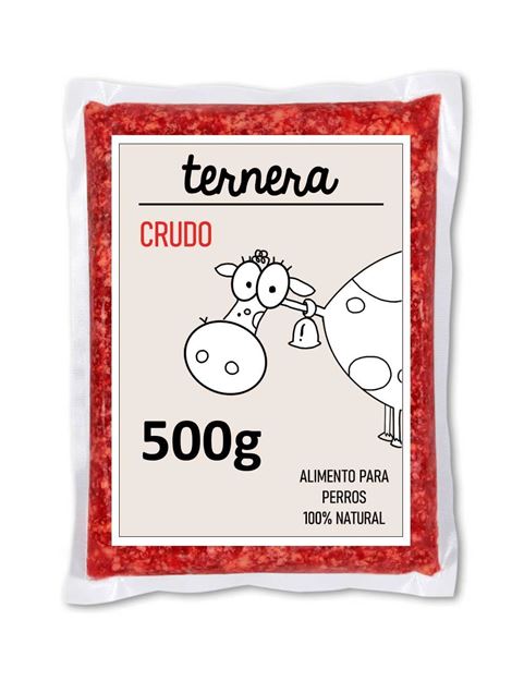 Foto de MENÚ TERNERA BARF 10 kilos para perros