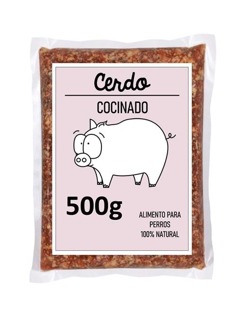 Foto de MENÚ CERDO COCINADO 10 kilos para perros