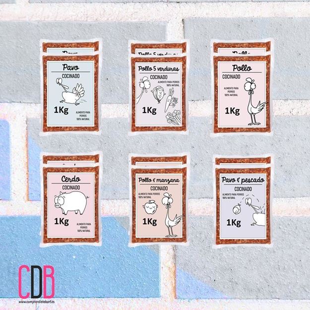 Foto de PACK ESTERILIZADOS COCINADO 6 MENÚS GUAUANDCAT 12kg para perros